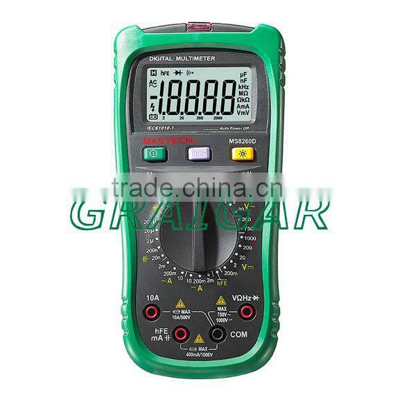 MS8260D 4 1 / 2 hand-held multimeter,Non-contact digital multimeter,capacitance, frequency can be measured