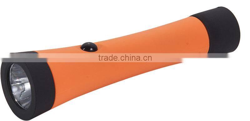 Colorful working lamp 3* AAA battery operated emergency torch light