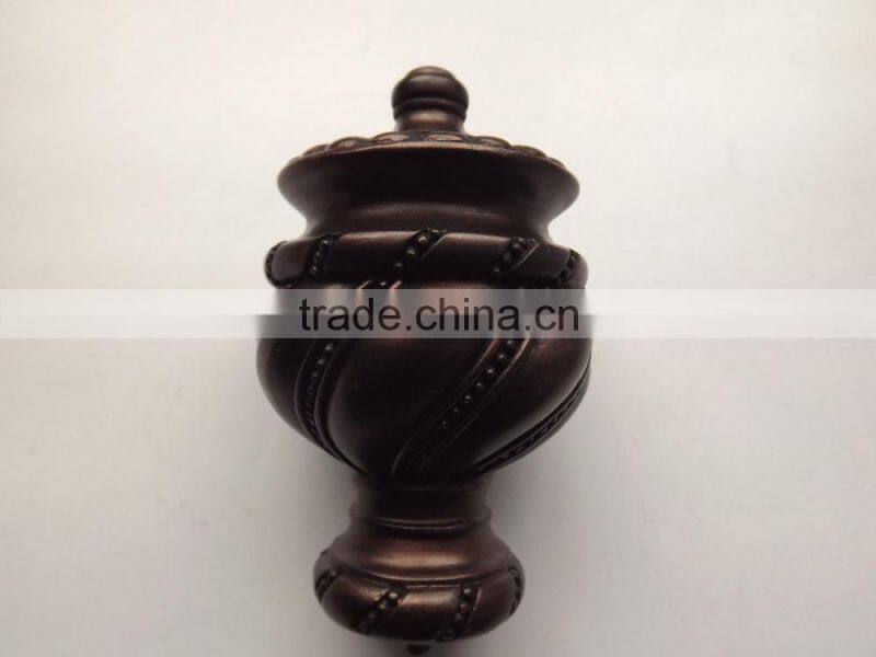 Plastic Curtain Rod Finial