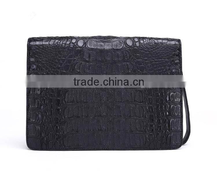 Luxury Leather Office Bags for Men Genuine Crocodile Skin Bag Stylish Clutch Bags Men Handmade