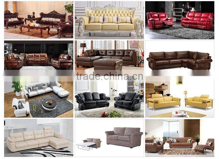 C2202 L shape classical china sectional leather sofa