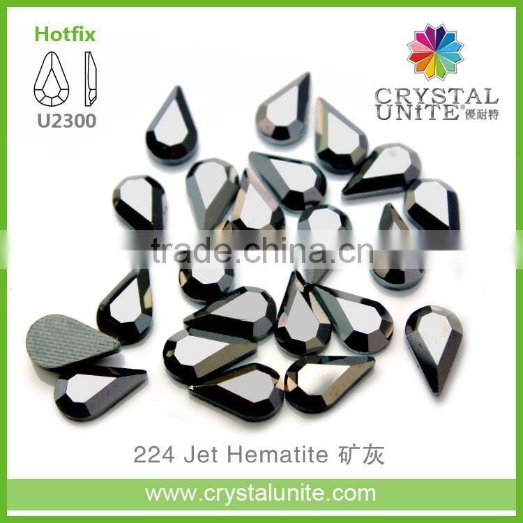 Water drop Nail Art Flat Back Glass Stone U2300