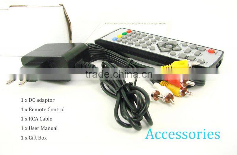 Metal Housing Mini DVB-C Cable TV Receiver with Muti-search Function