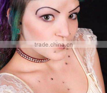 Professional stainless steel anodized wholesale eyebrow ring body jewelry