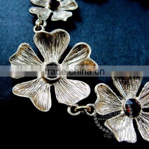vintage antiqued gold daisy flower simple kawaii fashion women bracelet jewelry 6450024