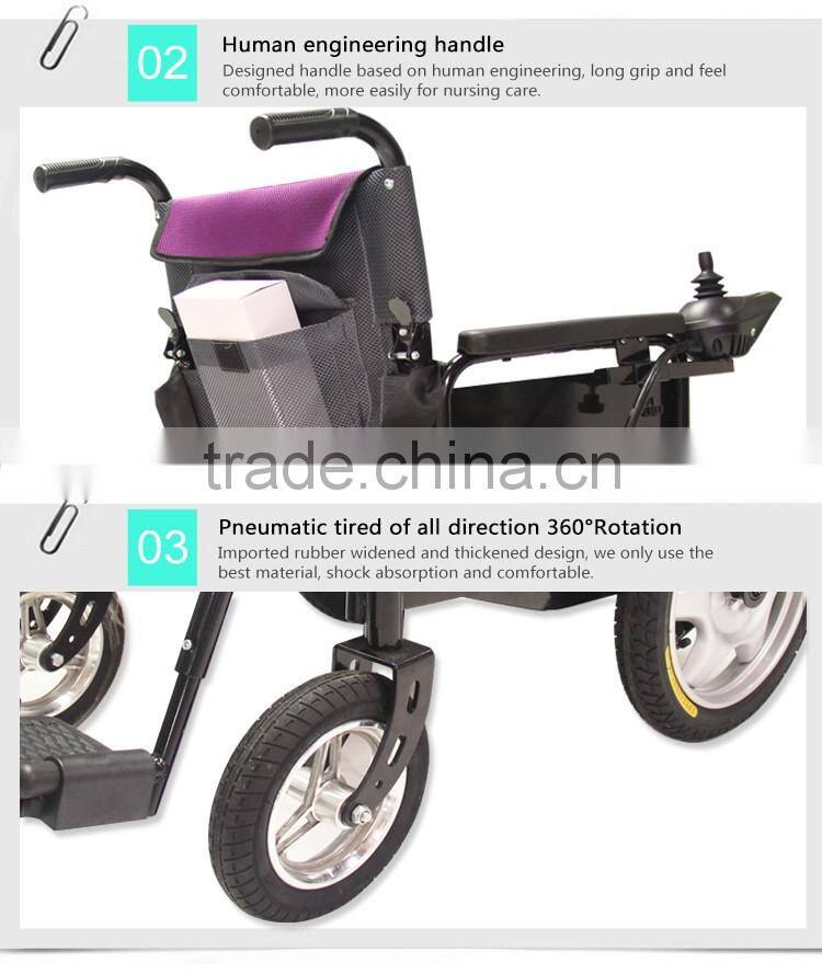 TOPMEDI Best Selling Cheap Price Foldable Electric Wheelchair for Elderly and Disabled People