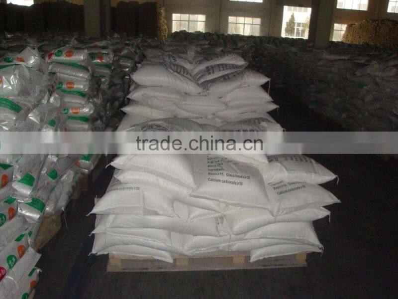 White thermoplastic Road solid glass beads paint