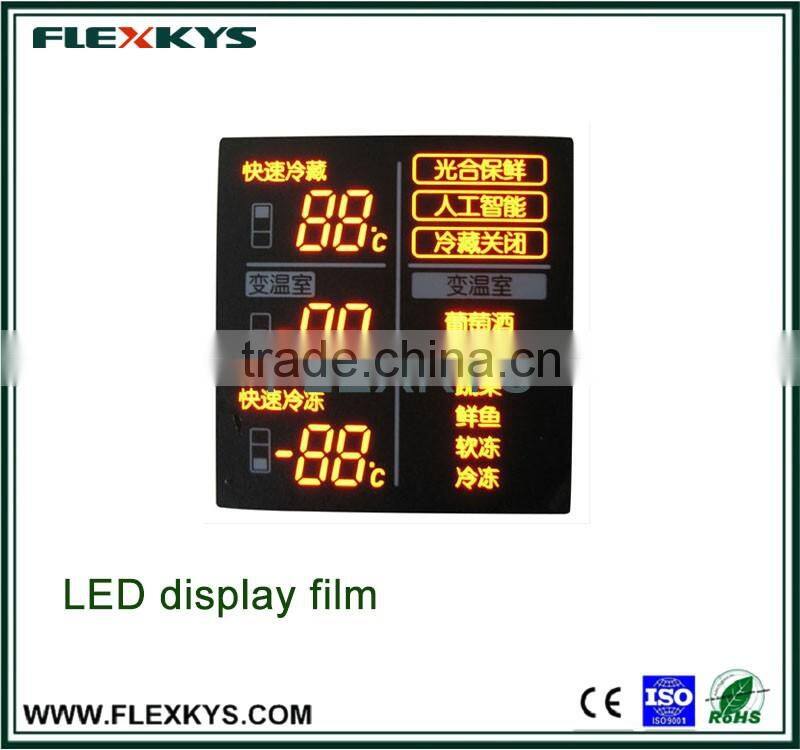 LED display module PC decorative cover for refrigerator