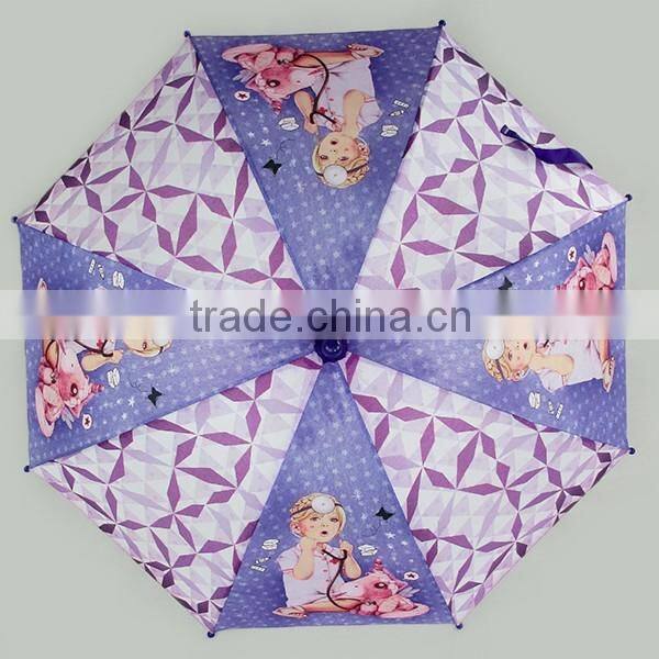 high quality picture printed kids umbrella
