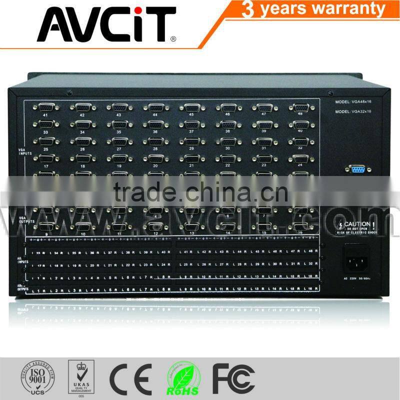 VGA in and vga out video Switches for AV integrator