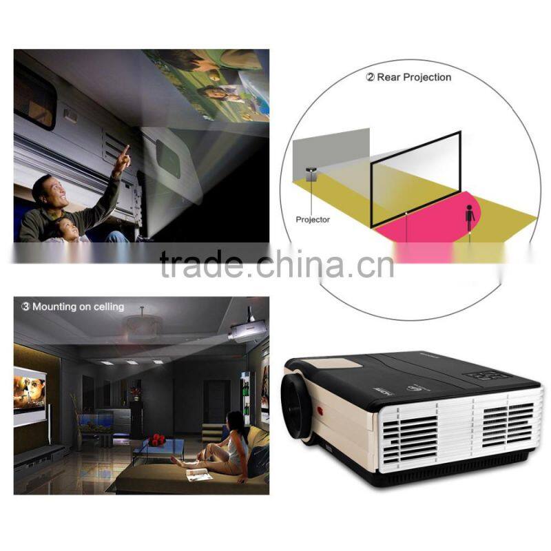 Multimedia Projector 4000 Lumen Home Cinema Projector