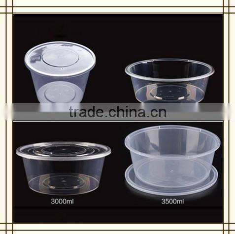 280ml 300ml 450ml 500ml 625ml 750ml 800ml 1000ml Clear innovative microwavable disposable pp food container meal prep containers