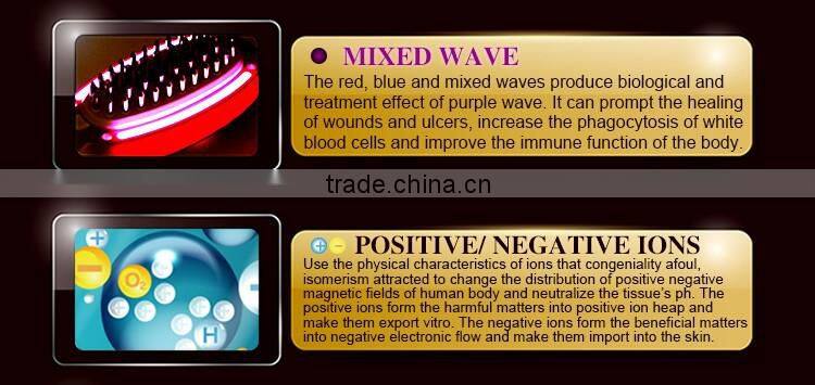 Wholesale Italian hair care products stainless steel hair comb