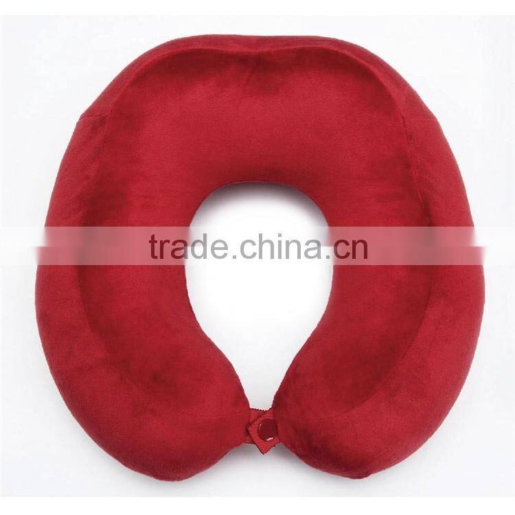 Factory direct genius design breathable memory foam travel neck pillow