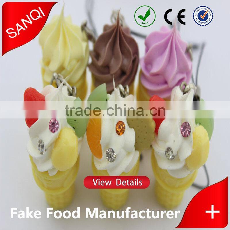 Kakigori phone straps for decoration /Lifelike fake food