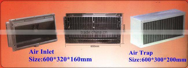 BC Air inlet for poultry shed