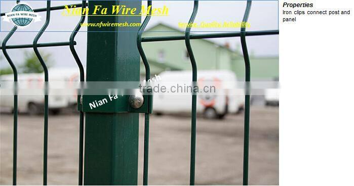 folding welded barrier fence with barbed wire