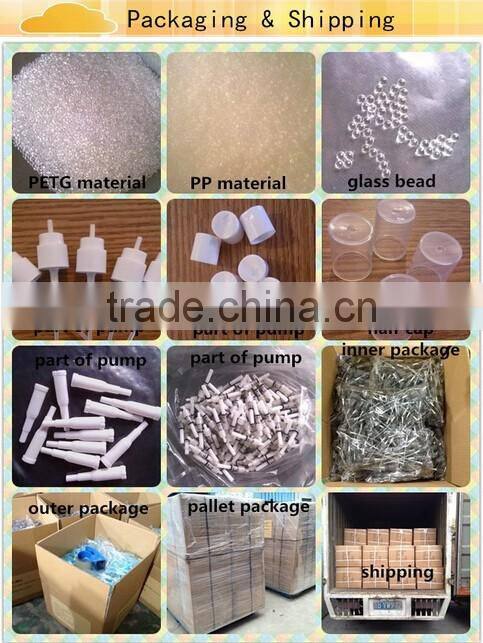 Yuyao factory 20 410 aluminum fine mist sprayer perfume pump sprayer