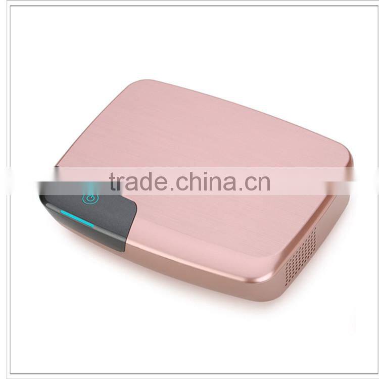 Efficient HEPR car air purifier with USB charging port charger