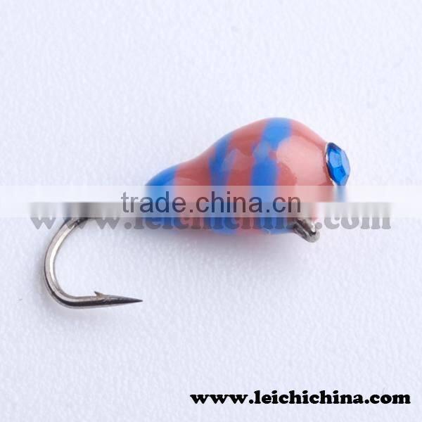 epoxy eye Tear drop tungsten ice fishing jig