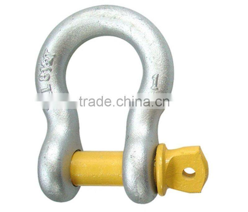 screw pin or bolt type stainless steel shackle