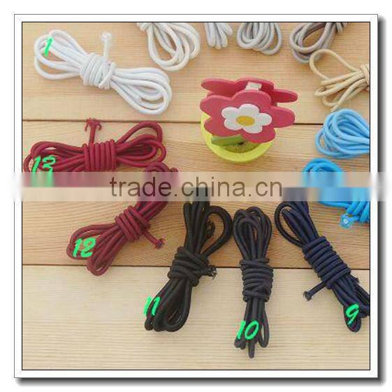 Jacquard braided elastic rope for paper bag making machine