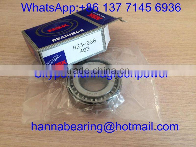 R25-26G / R25/26G / R25-26 Automotive Tapered Roller Bearing 25*52*20.5mm