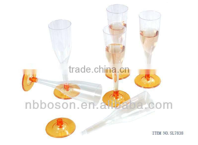 6 pcs plastic goblet set
