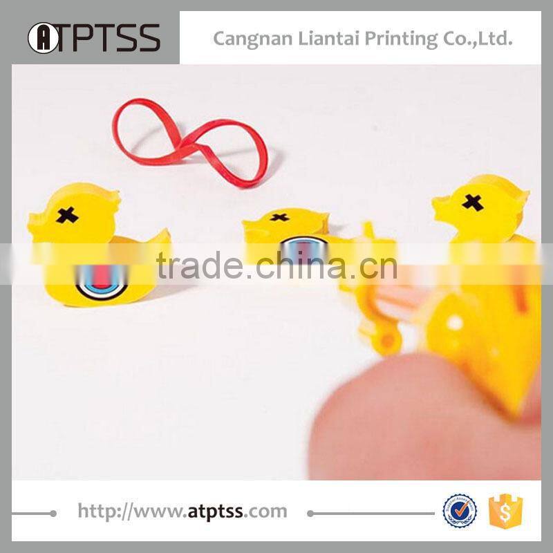 Rubber band duck shooting game