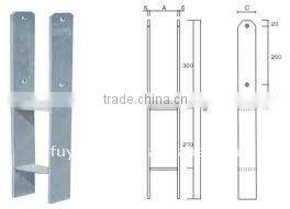 pvc coated L-type pole anchor