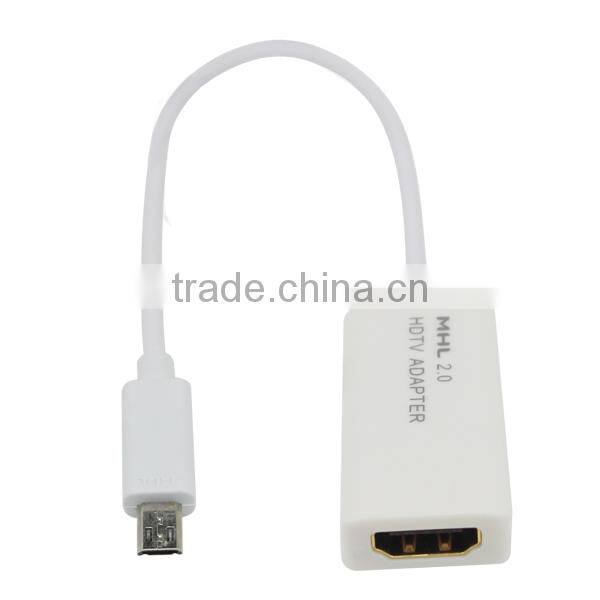 High quality mhl to hdmi converter for samsung galaxy s3 micro usb to hdmi mhl adapte