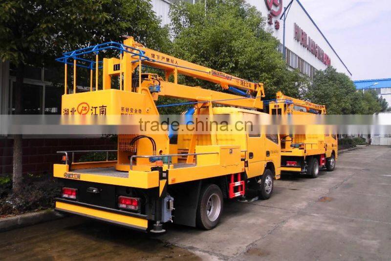 12m Dongfeng new condition Double Cab elevating platform truck for sale