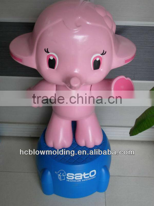 Japan plastic animal toys for exhibition plastic elephant for kids