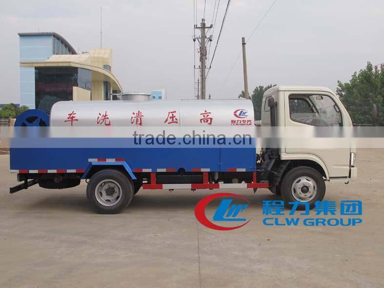 Mini high pressure washing truck,high pressure water truck,vacuum cleaner truck 3-5cbm