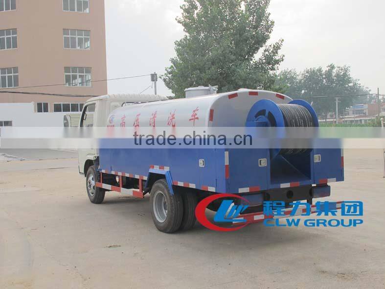 Mini high pressure washing truck,high pressure water truck,vacuum cleaner truck 3-5cbm