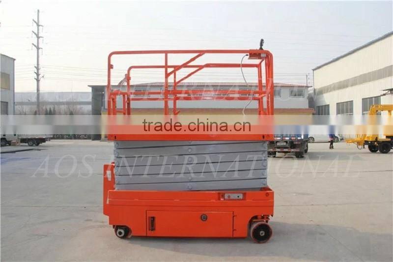 Hydraulic Self-propelled Electric Scissor Lift With Working Height 8m