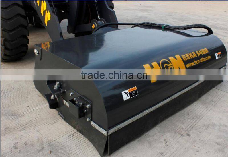 HCN Brand BM1396 wheel loader pick up broom mobile sweeper