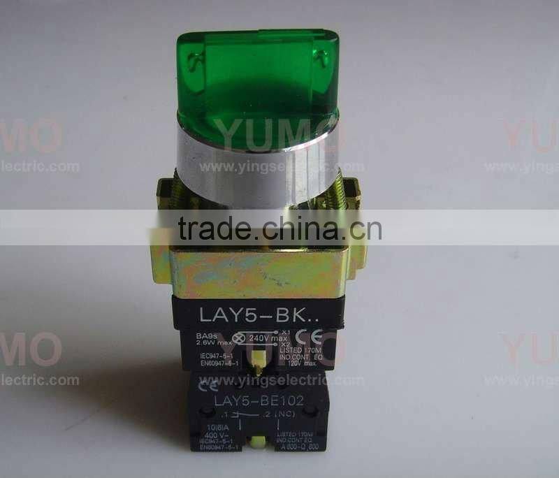 Push Button plastic bezel pushbutton switchLAY5-BK3365