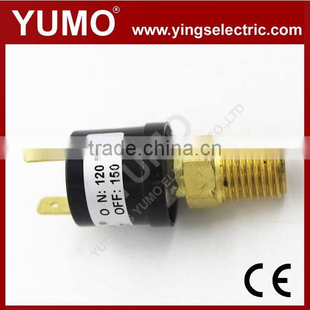 YUMO XYK-117 pressure switch 120 PSI ON 150 PSI OFF Screw thread 1/4 NPT pressure switch