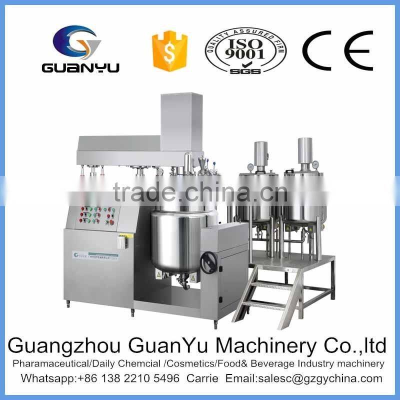 stainless steel homogenization vacuum steam heated emulsifying mixer with GMP Standard on sales