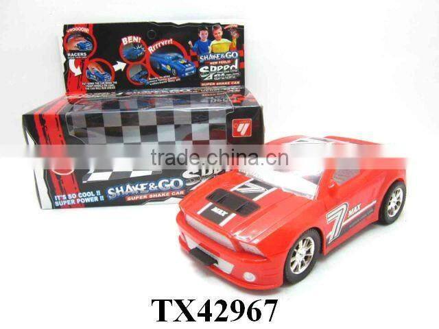 musical and light shaking racing car