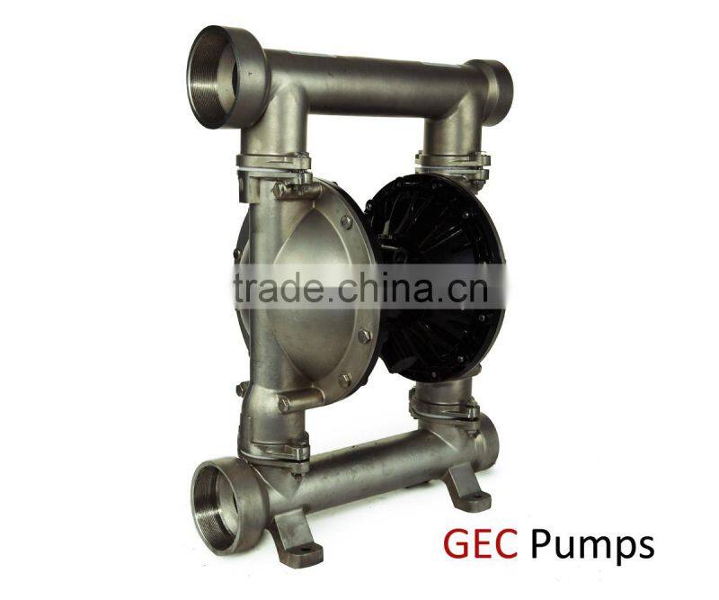 378 L per min 8.4 bar stainless steel diaphragm pneumatic pumps
