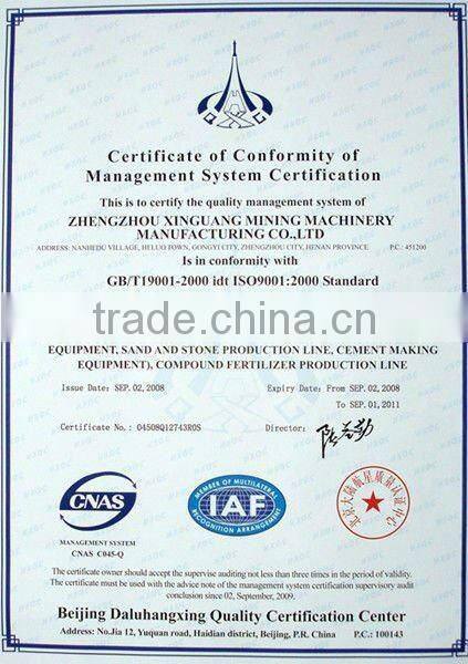 the mining conveyor from zhengzhou (ISO)