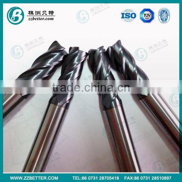 4EL tungsten carbide end mills