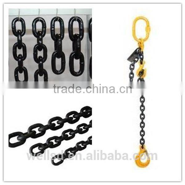 alloy steel lifting g80 link chain