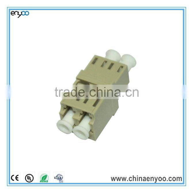fiber coupler LC/LC simplex duplex ceramic sleeve,low profile,flange