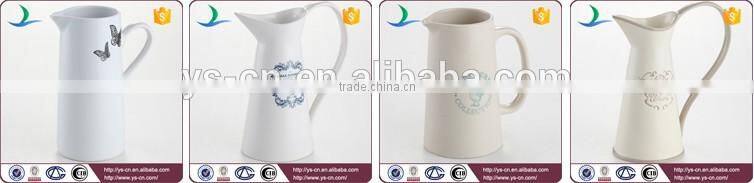 Differnt Fruit Design Decal Ceramic Water Pot Wholesale