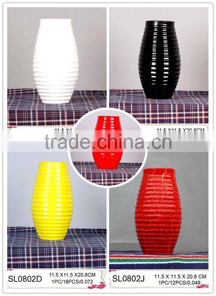 hot sale cheap display large flower vases