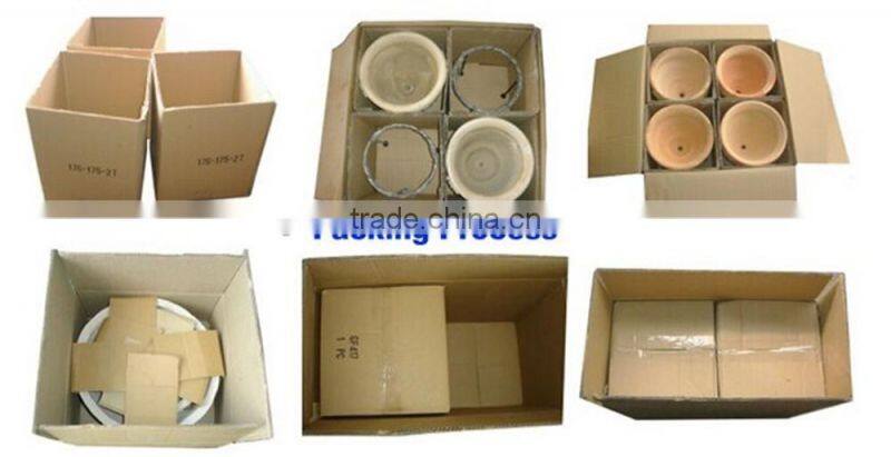 2017 home and garden supplies flower pot planter with rust metal finish