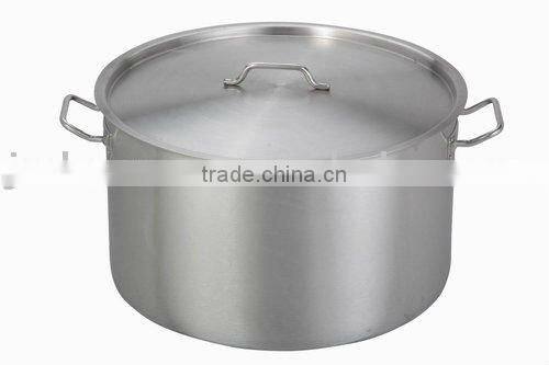 Stainless steel flat stock Pot with compound bottom